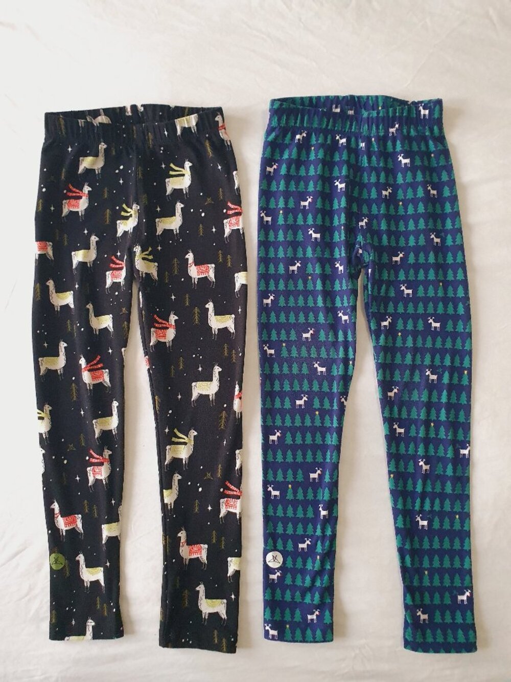 SweetLegs Holiday Printed Leggings - Size 2/4Y  Bundle of 2